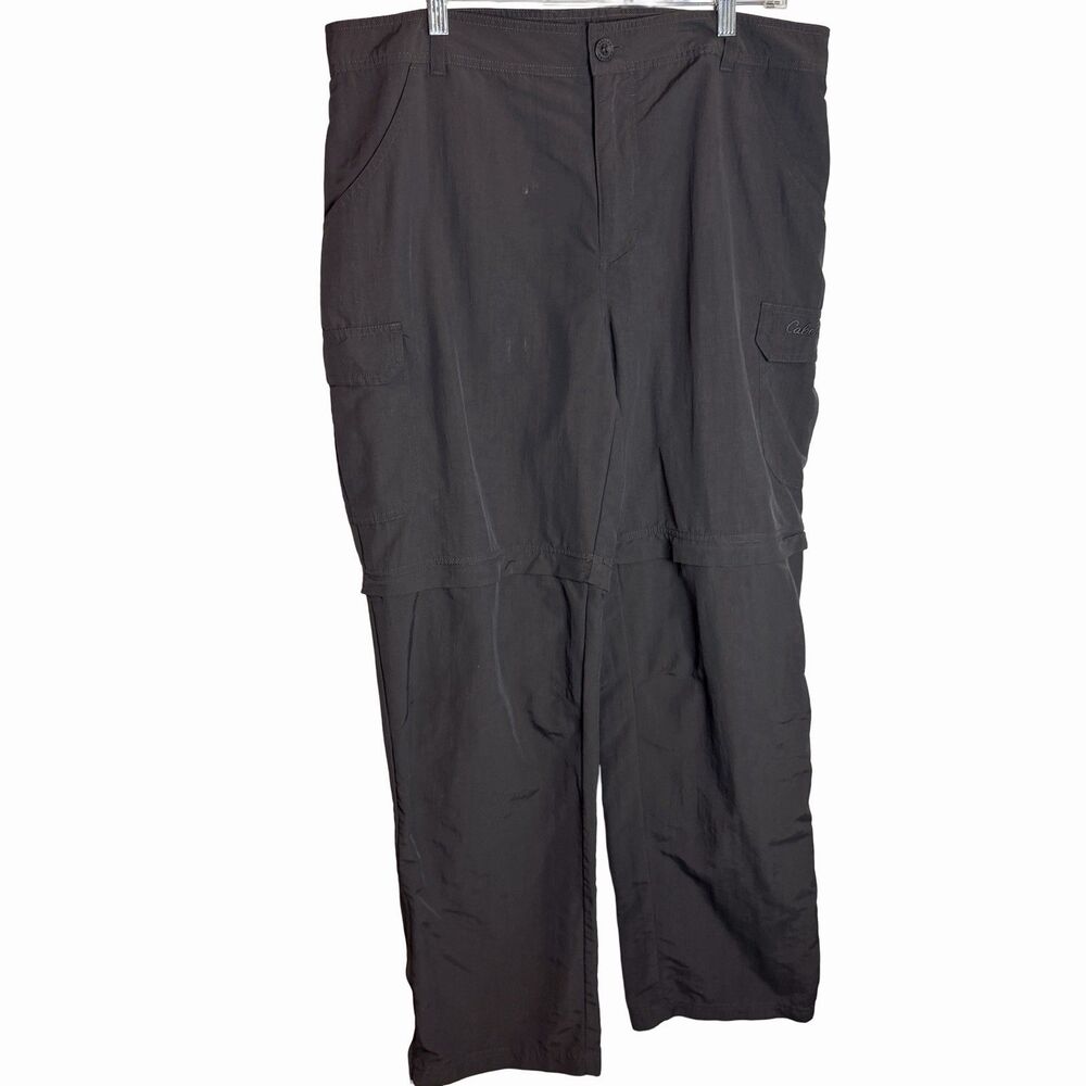 Cabela's Performance Convertible Utility Pants Men's 32 x 32 Dark Gray Hiking